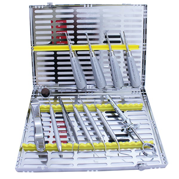 cassette de exodoncia elevadores